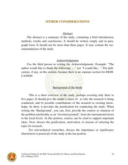 Iso Form Bsu Example BSU Thesis and Dissertation Format Guide | PDF | Thesis | Paragraph