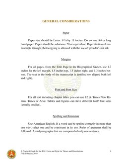Iso Form Bsu Example BSU Thesis and Dissertation Format Guide | PDF | Thesis | Paragraph