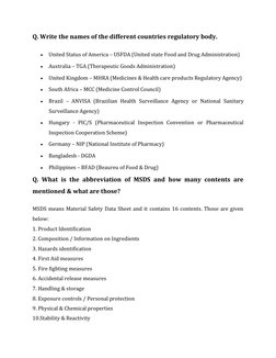 Pharma QA Interview Q&A Guide | PDF | Audit | Specification (Technical ...