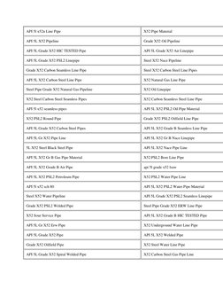 API 5L X52 Pipe Specifications Guide | PDF | Pipe (Fluid Conveyance ...