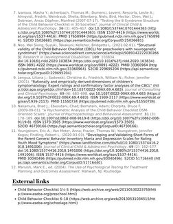 7. Ivanova, Masha Y.; Achenbach, Thomas M.; Dumenci, Levent; Rescorla, Leslie A.;
Almqvist, Fredrik; Weintraub, Sheila; Bilen