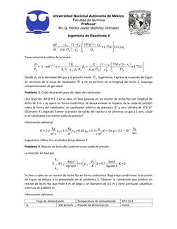 Universidad Nacional Autónoma de México.
Facultad de Química
Profesor:
M.I.Q. Héctor Javier Martínez Grimaldo
Ingeniería de R