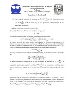 Universidad Nacional Autónoma de México.
Facultad de Química
Profesor:
M.I.Q. Héctor Javier Martínez Grimaldo
Ingeniería de R