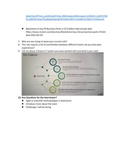 Blackstone Interview Preparation Guide | PDF | Private Equity | Investing