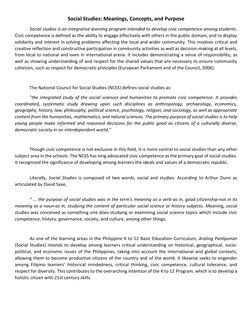 Understanding Social Studies in Education | PDF