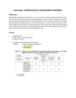 Development Control Formulas Nbcp Development Control Computation Guide | PDF | Real Estate | Building ...