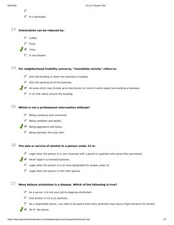 9/8/2018
OLCC Practice Test
https://www.aplusservereducation.com/webquiz/quizzes/olccpracticetestexam.asp
4/7
 
 Is a stimula