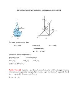 Rectangular Vector Components Explained | PDF | Euclidean Vector ...