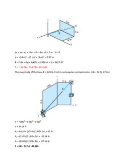 Rectangular Vector Components Explained | PDF | Euclidean Vector ...