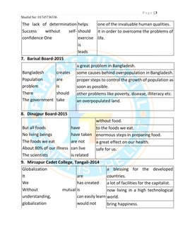 P a g e  | 3 
Shaiful Sir: 01745736336 
 
The lack of determination 
Success 
without 
self-
confidence One 
helps 
should 
e