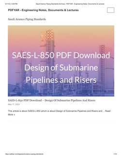 Aramco Standards for Plant Piping | PDF | Pipe (Fluid Conveyance ...
