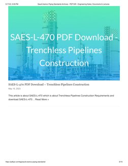 Aramco Standards for Plant Piping | PDF | Pipe (Fluid Conveyance ...
