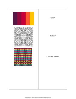Pattern Design Grade 4 Grade 4 Arts Lesson Plan: Shapes & Colors | PDF | Shape | Color