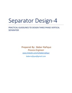 Three Phase Vertical Separator Design Guide | PDF | Liquids | Phase ...