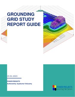 Grounding Grid Design Report Guide | PDF | Electrical Resistivity And ...
