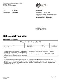 Form TF0001 
04/2023
Page 1 of 2
Need help?  
Call 2-1-1 or 1-877-541-7905       
If you have a hearing or speech disability,
