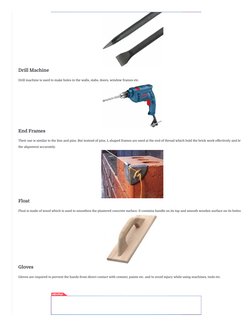 Essential Construction Tools List with Images | PDF | Concrete | Masonry