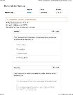 Historial de intentos
Intento
Hora
Puntaje
MÁS RECIENTE
Intento 1 (https://poli.instructure.com/courses/52643/quizzes/121560/