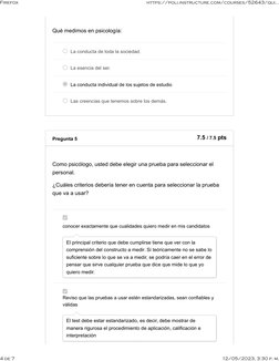Qué medimos en psicología:
La conducta de toda la sociedad.
La esencia del ser.
La conducta individual de los sujetos de estu