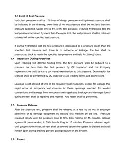 Piping Hydrotest Procedure Overview | PDF | Leak | Pipe (Fluid Conveyance)