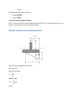Cantilever Retaining Wall Design Example | PDF | Weight | Pressure