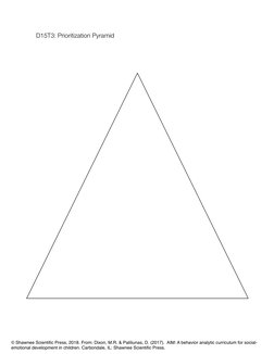 D15T3: Prioritization Pyramid 
 
© Shawnee Scientiﬁ