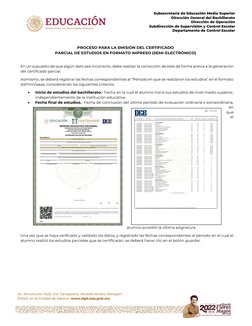 Emisión de Certificado Parcial Semi-Electrónico | PDF | Negocios