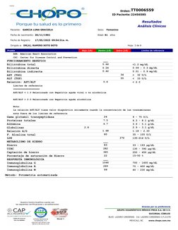 Prueba
Paciente:
Sexo:
Fecha de Registro:
Dirigido a:
Edad:
Hoja: 3 de 6
GARCIA LUNA GRACIELA
Femenino
61
 DR(A). RAMIRO S