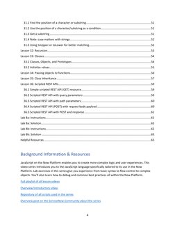 4 
31.1 Find the position of a character or substring .......................................................................