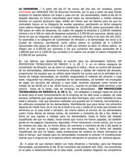 LE  DENOMINE  ,” A  partir  del  día  07  de  marzo  del  año  dos  mil  vendidos,  siendo
contratado por GRACIALE PAZ de Rec