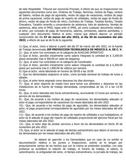 de este Respetable  Tribunal por economía Procesal, A efecto de que se Inspeccionen los
siguientes documentos como son, Orden