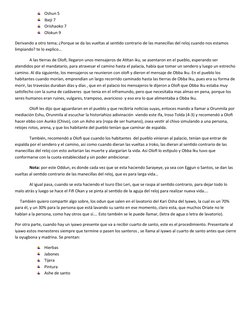 Oshun 5
Ibeji 7 
Orishaoko 7 
Olokun 9 
Derivando a otro tema; ¿Porque se da las vueltas al sentido contrario de las manecill