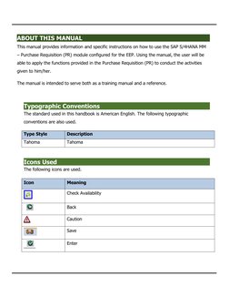 EEP Purchase Requisition User Manual | PDF | Software | Computing