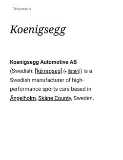 (https://en.m.wikipedia.org/wiki/File:Koenigsegg_pronounciation.ogg)(https://en.m.wikipedia.org/wiki/Main_Page)Koenigsegg
K