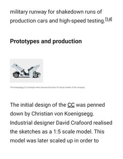 (https://en.m.wikipedia.org/wiki/File:Koenigsegg_side.jpg)military runway for shakedown runs of
production cars and high-spe