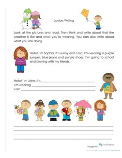 Weather and Clothes Worksheet | PDF | English As A Second Or Foreign ...