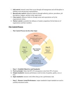 1. Self-control: internal control that occurs through self-management and self-discipline in
fulfiling work and personal resp