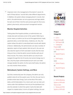 PHP CodeIgniter Hospital Management System | PDF | Php | Medical ...