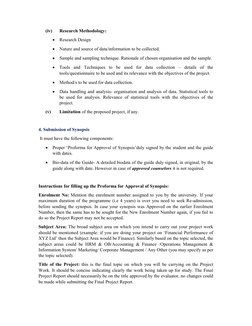 MMPP-001 Project Course Guidelines | PDF