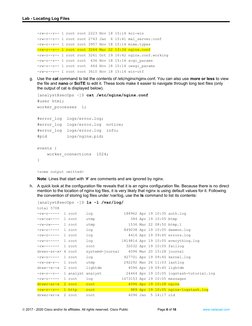 Rw Log 4.4.4 Lab - Locating Log Files (Done) | PDF | Computers