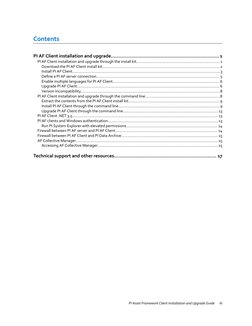PI AF Client Installation Guide | PDF