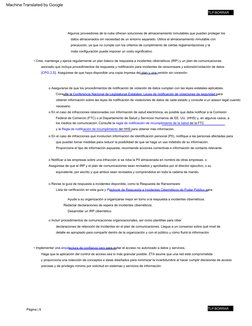 o Notificar a las empresas sobre una infracción si se roba la PII almacenada en nombre de otras empresas.