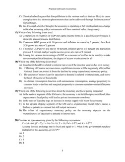 Economics Exit Exam Practice Questions | PDF | Long Run And Short Run ...