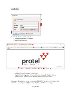 Protel Front Protel Hotel Front Office Training Guide | PDF