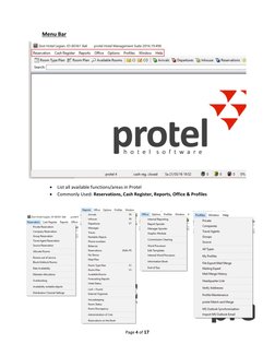 Protel Front Protel Hotel Front Office Training Guide | PDF