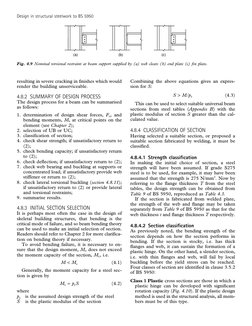 Design in structural steelwork to BS 5950
(a)
(b)
(c)
Fig. 4.9 Nominal torsional restraint at beam support supplied by (a) we