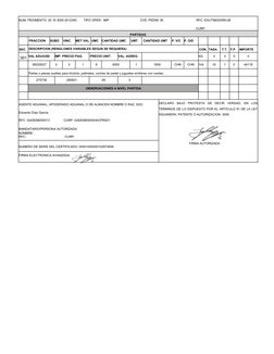 NUM. PEDIMENTO: 20 16 3009 2012345        TIPO OPER:  IMP                                    CVE. PEDIM: IN