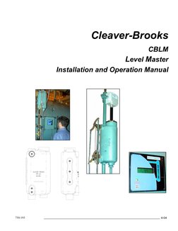 bac's electric water level control manual Universal LLC+u bms ultrasonic water level
