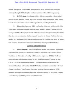 10 
 
of BAM Management.  Neither BAM Management nor any of its subsidiaries or affiliated 
entities (including BAM Trading)