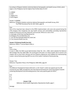 PopDev Quiz Reviewer for 2025 | PDF | Family Planning | Human Reproduction